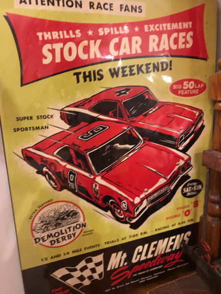Mt. Clemens Race Track - Old Poster From Bruce Jacobs (newer photo)